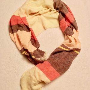 Pink Brown Cream Aerie Scarf